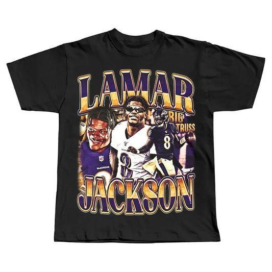 Lamar Jackson Graphic T Shirt